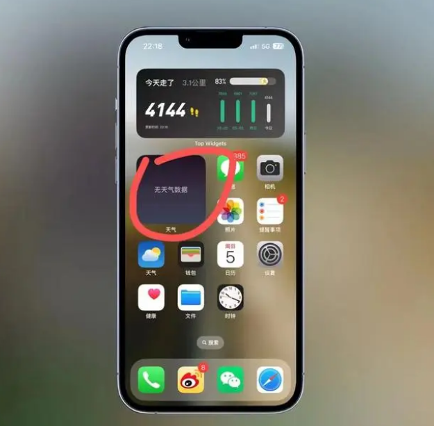 杭州苹果手机维修分享:iOS16主屏幕天气小组件无法正常工作怎么办？ 