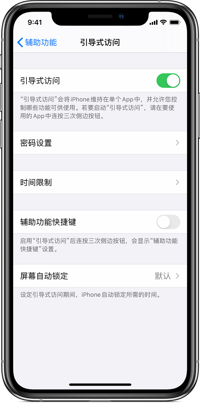 杭州苹果手机维修分享如何在 iPhone 上退出引导式访问 