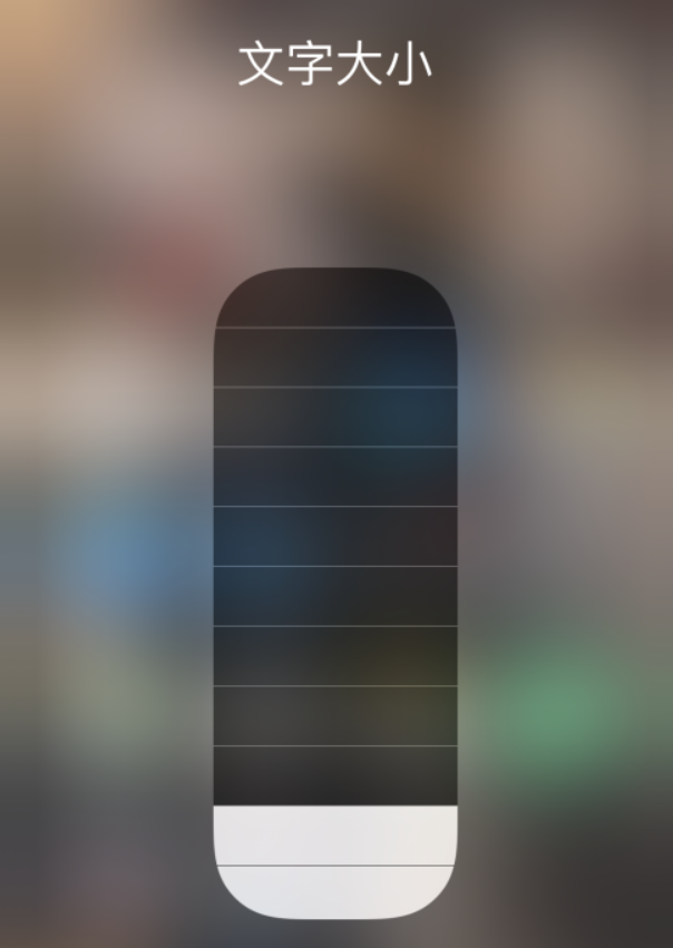 杭州苹果手机维修分享小技巧：在 iPhone 控制中心快速调节字体大小 